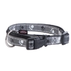 Image de Collier Trixie Silver Reflect, motif de pattes taille S M tour de cou 30-45 cm - pour chien