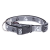 Image de Collier M-L Trixie Silver Reflect, motif de pattes pour chien - Collier pour chien