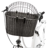 Image de Panier avant pour vélo en osier Trixie pour chien - L44xl34xH41cm