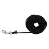 Image de Laisse à pister Trixie ronde, noire pour chien - taille S-M : L 10 m x 5 mm de diamètre