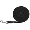 Image de Trixie Laisse à pister en coton, noir Taille : M-L:10m/20mm pour chiens