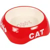 Image de Bol en céramique 200ml / 13cm, avec motif squelette de poisson, pour chat - Trixie - TR-24498