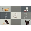 Image de Set de table Trixie Patchwork Cat pour chat L44 l28cm - Set de table pour chat