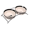 Image de Porte-gamelles (2x1,6L) Trixie Eat on Feet, écuelles - 20 cm de diamètre