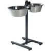 Image de Bar gamelle 2 × 4.5 L ø 28 cm H 60 CM max pour chiens