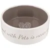 Image de TRIXIE Ecuelle ceramique Pets Home - 0,8 L - O 16 cm - Creme et taupe - Pour chien