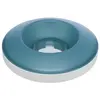Image de Trixie Ecuelle à bascule Slow Feeding, plastique/TPR, 0,5l/ø23cm, gris/bleu (50 cl), Gamelle