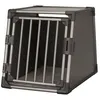 Image de TRIXIE Box de transport - Aluminium - M et L : 61 x 65 x 86 cm - Gris graphite - Pour chien