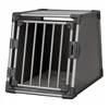 Image de Cage de transport Trixie en aluminium pour chien, gris foncé - taille M-L