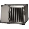 Image de TRIXIE Box de transport - Aluminium - L : 92 x 64 x 78 cm - Gris graphite - Pour chien