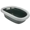 Image de Bac à litière Carlo, avec rebord 38 × 17 × 58 cm grise pour chat - Trixie - TR-40121
