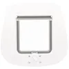 Image de Chatiere TRIXIE - 4 positions - Pour porte verre - 27 x 26 cm - Blanc