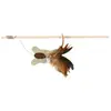 Image de 4x Trixie Canne à pêche Papillon (Canne à pêche pour chat), Jouets pour chat