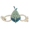 Image de Trixie Hunde-Spielzeug Fisch mit Tau 28 cm (Jouet à mâcher pour chiens), Jouets pour chien
