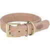 Image de Trixie Pure collar, leather, M: 36 43 cm/30 mm, pink (M, Chien, Général), Collier + laisse