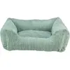 Image de Trixie Jonna vital bed,corduroy plush,rectangul.,120×80cm,sage (Chat, Chien), Panier pour chien + chat