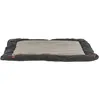 Image de Trixie Be Nordic lying mat Föhr, square, 70 × 55 cm, black/sand (Chat, Chien), Panier pour chien + chat