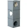 Image de Jack and Vanilla Trixie Kattenhuis Toren Nele Vilt Grijs (105 cm, Gris), Arbre à chat