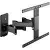 Image de myWall Support mural pour téléviseur Support mural entièrement mobile pour écrans plats (Mur, 45 kg, 37" - 80"), Support mural pour TV, Noir