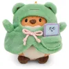 Image de Peluche Nici Renard Geeks avec jeu vidéo et costume grenouille 8 cm