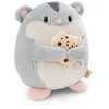 Image de Peluche Nici Hamster Shai avec biscuit 16 cm