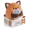 Image de Peluche Nici Renard Geeks avec jeu vidéo 16 cm