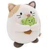 Image de Chat en peluche angy 27 cm avec cactus