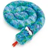 Image de NICI, Coussin pour enfant, 61729 Kissen Schlange rund 30cm GREEN