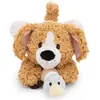 Image de NICI 62149 Kuscheltier Hund braun & Ente 30cm liegend GREEN (14 cm)