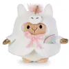Image de Peluche Nici Mouton Wools avec arc en ciel et costume licorne 8 cm