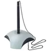 Image de Stylo-bille Sur Socle Delta Plastique Gris Clair/noir