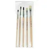 Image de Pelikan - set de pinceaux pour débutant contenu: 5 pinceaux assortis: pinceaux à poils(taille 2, 4, 6), 2 pinceaux à soies (tail
