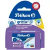 Image de Pelikan, Cartouche de rechange + encrier, Cartouche d'encre Griffix bleu royal, 2 x 5 pcs. (Bleu, 0.50 mm, 2 pcs)