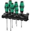 Image de Wera 334/355/6 Rack pour latelier Jeu de tournevis 6 pièces vis à fente, vis Pozidriv