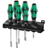 Image de Wera, Tournevis, 334 SK/6 Rack (Recouvrement cruciforme Phillipps (PH), Vis fendues)