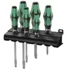 Image de Wera Sk 334/6 Kraftform Plus Set De Tournevis Avec Pointe Laser Rack 05007680001, 6 Pièces