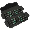 Image de Wera Kraftform Micro pour lélectronique et la mécanique de précision Jeu de tournevis 12 pièces vis à fente, cruciforme Phillips, TORX® intérieur, 6 pans