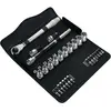Image de Wera, Clé à douille + douilles, 8100 SC 8 Jeu cliquet Zyklop Metal (10 mm, 11 mm, 12 mm, 13 mm, 14 mm, 15 mm, 16 mm, 17 mm, 18 mm, 19 mm)