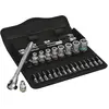 Image de Wera, Clé à douille + douilles, 8100 SA 7 Jeu cliquet Zyklop Metal (10 mm, 11 mm, 12 mm, 13 mm, 5 mm, 6 mm, 7 mm, 8 mm, 9 mm)