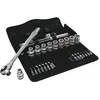 Image de Wera, Clé à douille + douilles, 8100 SC 7 Zyklop (10 mm, 11 mm, 12 mm, 13 mm, 14 mm, 15 mm, 16 mm, 17 mm, 18 mm, 19 mm)