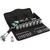 Image de Wera, Clé à douille + douilles, 8100 SB 9 Jeu cliquet Zyklop Speed (1/2", 1/4", 11/16", 3/16", 3/4", 3/8", 5,5 mm, 5/16", 5/8", 7/16", 7/32", 9/16")
