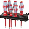 Image de Wera, Tournevis, 3165 i/6 Rack (Cruciforme PZ, Vis fendues)