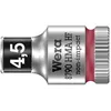 Image de Wera 8790 HMA 05003718001 6 pans extérieurs Douille 4.5 mm 1/4 (6.3 mm)