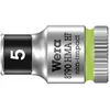 Image de Wera 8790 HMA 05003719001 6 pans extérieurs Douille 5 mm 1/4 (6.3 mm)