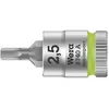 Image de Wera 8740 A 05003331001 6 pans intérieurs Douille-embout 2.5 mm 1/4 (6.3 mm)