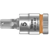 Image de Wera 8740 A 05003335001 6 pans intérieurs Douille-embout 5 mm 1/4 (6.3 mm)