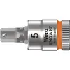 Image de Wera, Clé à douille + douilles, 8740 A HF Hex-Plus 5,0 x 28 mm (5 mm)