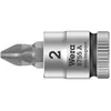 Image de Wera 8755 A 05003354001 vis Pozidriv Douille-embout PZ 2 1/4 (6.3 mm)