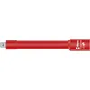 Image de Wera 05004965001 Rallonge Zyklop Isolée, Rouge, Lang