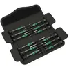 Image de Wera Kraftform Micro 12 Electronics 1 pour lélectronique et la mécanique de précision Jeu de tournevis 12 pièces vis à fente, cruciforme Phillips, 6 pans